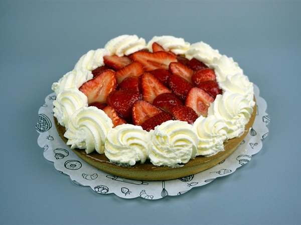 Aardbeien vlaai