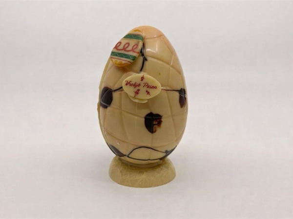 Paasei klein wit 13 cm