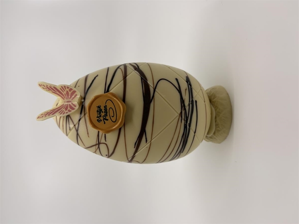 Paasei middel wit 16cm